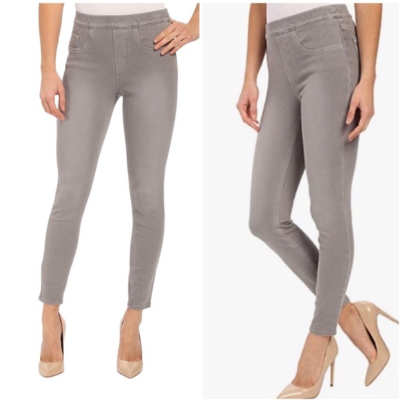 Spanx Jean-ish Leggings Small Gray jeggings stretch comfort casual - Picture 1 of 15